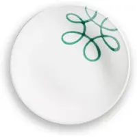 Gmundner Keramik Pur Flammé Vert Assiette à soupe Cup (Ø 20cm), Assiettes, Vert