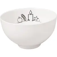 Villeroy & Boch Lignes de déclaration Bol XMAS, Saladier + bol, Blanc
