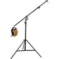 Bresser BR-BLS210 Pied d’éclairage avec bras girafe