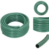 vidaXL Tuyau d'arrosage vert 0,6" 30 m PVC - Tuyaux d'arrosage