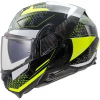 LS2 Helmets Casque LS2 FF910 Advant II Astral, noir/jaune fluo, L (59/60)