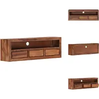 vidaXL Armoire TV 120x30x40 cm Bois de rose massif - Meuble TV