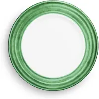 Gmundner Keramik Variation Verte, Assiette à dessert Gourmet (Ø18cm), Assiettes, Vert