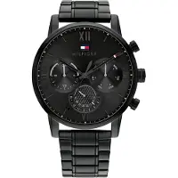 Tommy Hilfiger Sullivan 44 Mm Watch Noir Homme