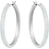 Swarovski Boucles d'oreilles 'Dextera' argent