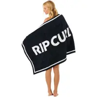 Rip Curl Brand Logo Towel Noir Homme