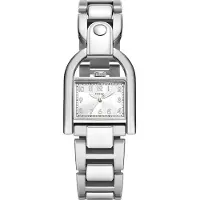 Fossil Montre à affichage analogique 'HARWELL' argent / blanc