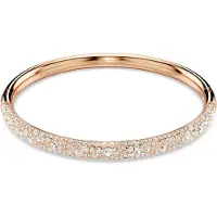 Swarovski Bracelet Meteora Neige Pavé Blanc Or rose, (16 cm, Plaqué or rose)