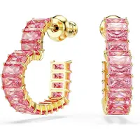 Swarovski Boucles d'oreilles 'Matrix' or / rose