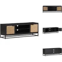 vidaXL Armoire TV 120x30x40 cm en bois massif de manguier - Meuble TV