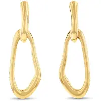 Calvin Klein Statement Links Earrings Doré Femme