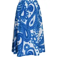 Seidensticker Jupe ' Schwarze Rose ' bleu / blanc