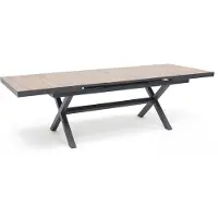 Oviala Table extensible 10 places en aluminium et céramique - Tivoli