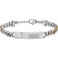 Diesel Bracelet or / argent