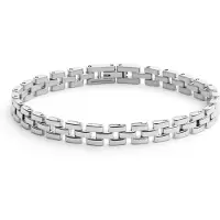 Daniel Wellington Fashion bracelet en acier plaqué or 3-Link DW0040098 - Longueur : 18.5 cm, (18.50 cm, Acier inoxydable)