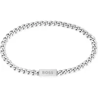 HUGO BOSS Timeless Chaîne plaquée or pour lui bracelet 1580556 - Longueur : 19 cm, (19 cm, Acier inoxydable)