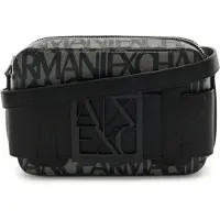 Armani Exchange Sac à bandoulière gris / noir