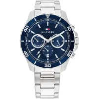 Tommy Hilfiger Jordan 43 Mm Watch Argenté Homme