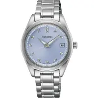 Seiko Sur581p1 32mm 10atm Quartz Analogical Woman Watch Argenté Femme