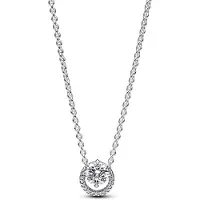 Pandora Collier Pendentif Halo Rond Scintillant