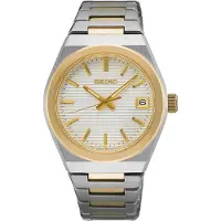 Seiko SUR578P1 Montre femme avec verre saphir bicolore