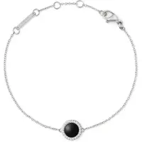 Daniel Wellington - Delicate bracelet with agate and crystals DW00401438, (Acier inoxydable, Agate)