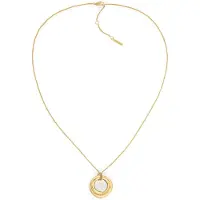 Calvin Klein Spiral Necklace Doré Femme