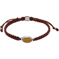 Fossil Armband JEWELRY, (25 cm, Acier inoxydable, Perlon/nylon)