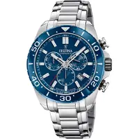 Festina Chronographe Chrono Swiss Made Blue
