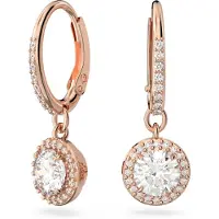 Swarovski Boucles d'oreilles rosé / blanc