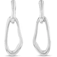Calvin Klein Statement Links Earrings Argenté Femme