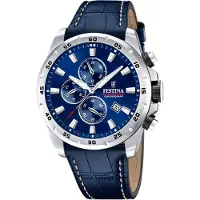 Festina Montre à affichage analogique 'Timeless' bleu