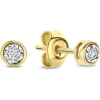 Isabel Bernard Boucles d'oreilles or / transparent