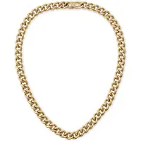 Daniel Wellington - Women's gold-plated Chunky Chain necklace DW00400851, (Acier inoxydable)