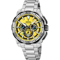 Festina Montre à affichage analogique jaune