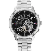 Tommy Hilfiger Henry 44 Mm Watch Argenté Homme