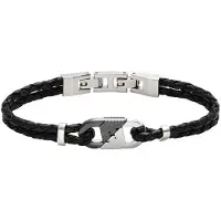 Emporio Armani Bracelet noir / argent