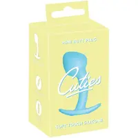 Cuties Mini Butt Plug - plug anal en silicone (bleu, 2,6 cm)
