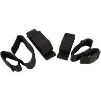 Bad Kitty - set de fixation poignets chevilles - noir