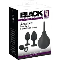 Black Velvets - set de plugs anaux (4 pièces, noir)