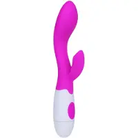 Pretty Love Brighty vibromasseur muni d’un stimulateur clitoridien alimenté par piles 20 cm
