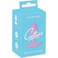 Cuties Mini Plug - plug anal en silicone - violet (2,8cm)