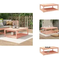 vidaXL Table de jardin 121x82,5x45 cm Bois massif Douglas - Tables de jardin