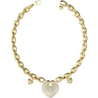 GUESS Crazy In Love Jubn05205 Earrings Doré Femme