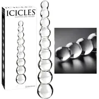 Icicles No. 2 - gode mic ou boules - verre transparent