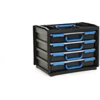 OEM Boîte de rangement portable en plastique, composée de 5 compartiments