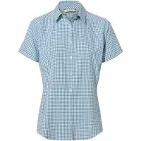 Vaude Seiland Iii Short Sleeve Shirt Bleu 42 Femme