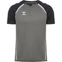 Hummel T-Shirt fonctionnel 'Lead 2.0' gris / noir / blanc
