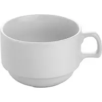 Saturnia Tasse à Lait Roma Porcelaine Blanche 25 Cl