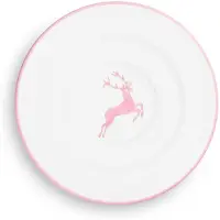 Gmundner Keramik Rosa Hirsch Sous-assiette café Gourmet (Ø 16cm), Tasse, Rose